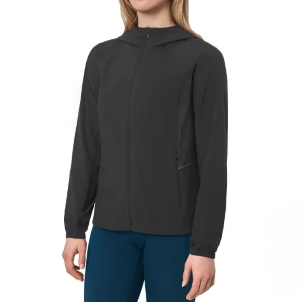 Mondetta Outdoor Project Black Jacket Activewear Lightweight Size Medium NEW